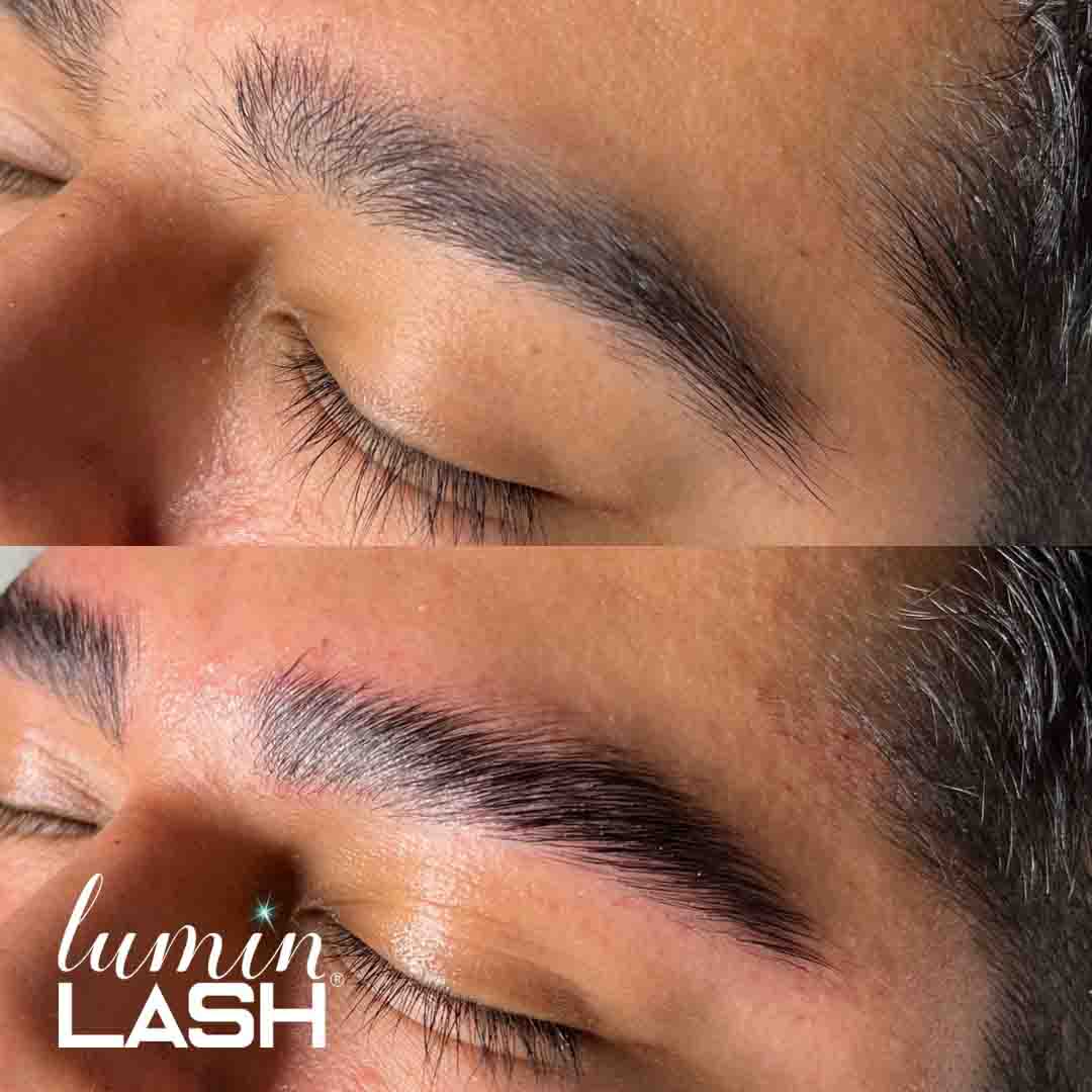 Brow Lamination and tint