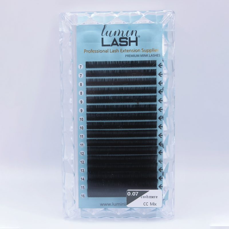 Cashmere Mink color Lash extensions 0.07