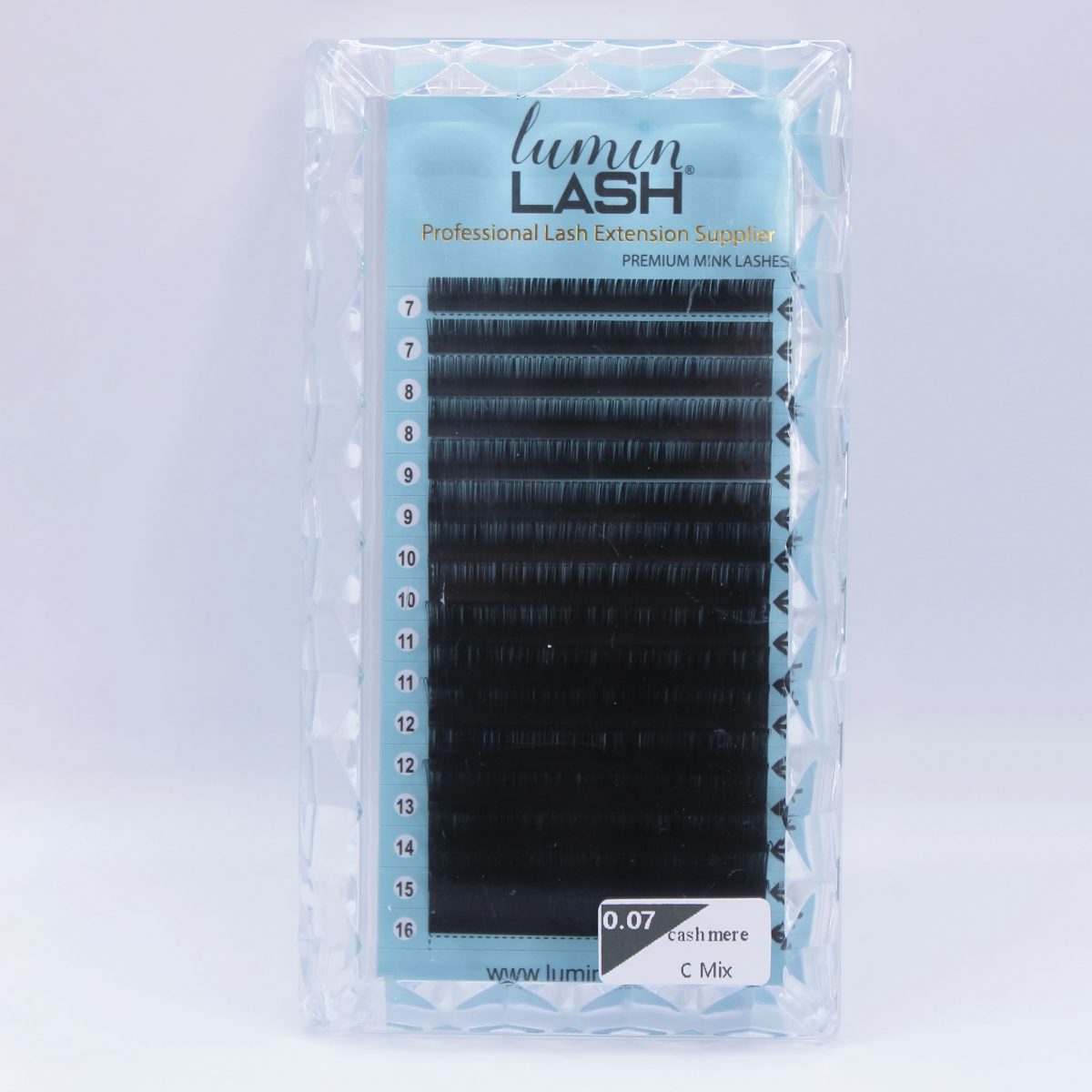 Cashmere Mink color Lash extensions 0.07