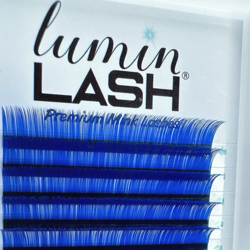 COLLECTION - Premium Mink Color Lashes 0.07 - Blue