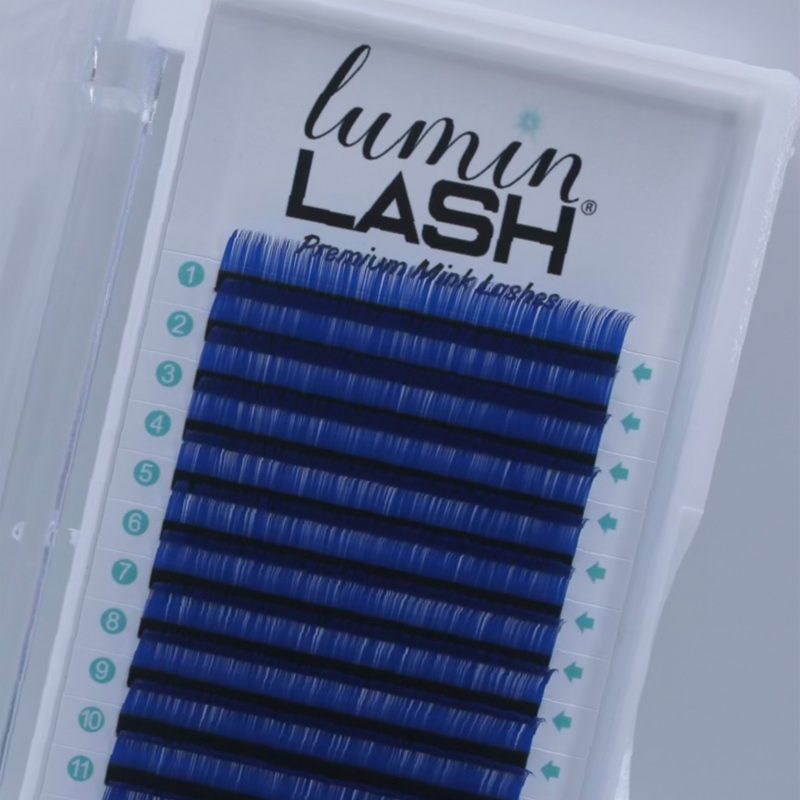 COLLECTION – Premium Cashmere Mink Color Lashes 0.07 – Blue