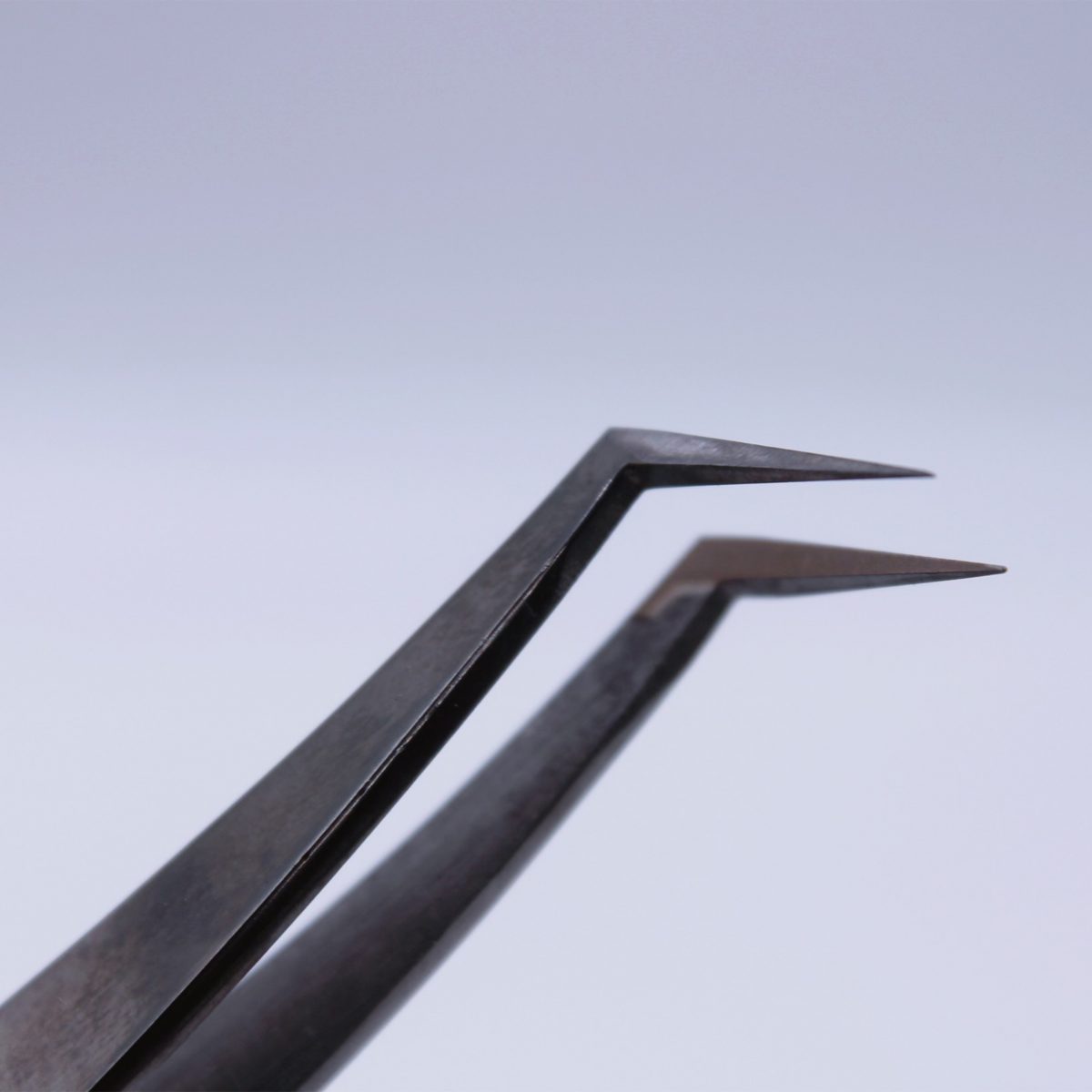 Nano Black L Shape Fiber Tip Tweezer