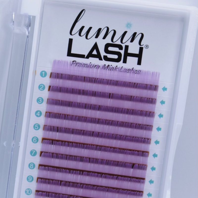 COLLECTION – Premium Mink Color Lashes 0.07 – Purple