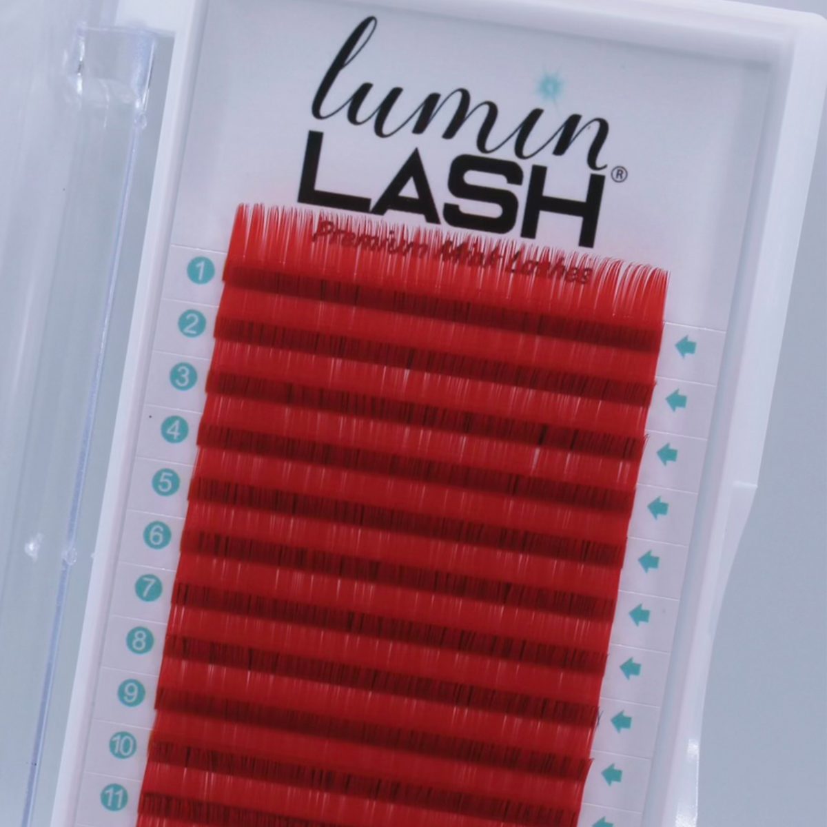 COLLECTION – Premium Mink Color Lashes 0.07 – Red